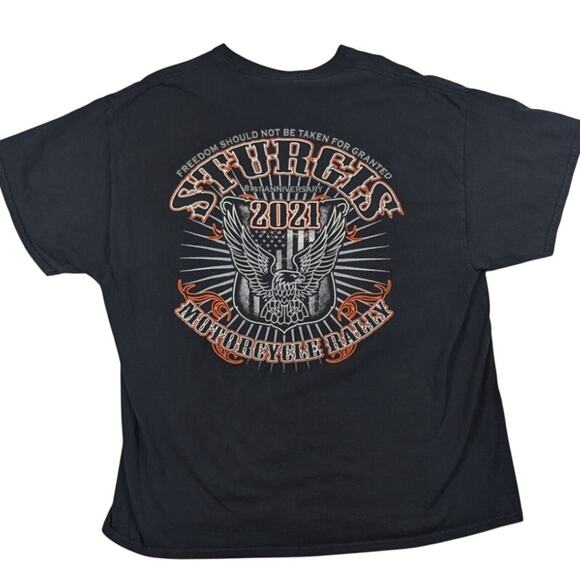 Sturgis Motorcycle Rally 81st Anniversary 2021 Black Shirt Size XXL - Picture 1 of 7